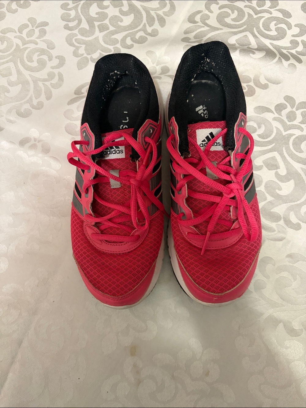 adidas Women's Athletic Shoes in Hot Pink and Black